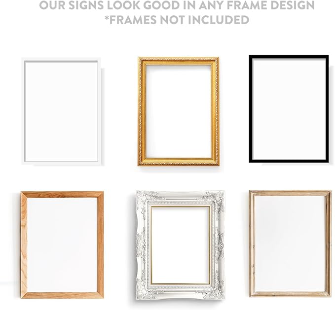 Andaz Press Wedding Party Signs, Formal Black and White Print, 8.5x11-inch, Please Sign our Guest Bench Table Sign, 1-Pack, For Graduation, Reunion