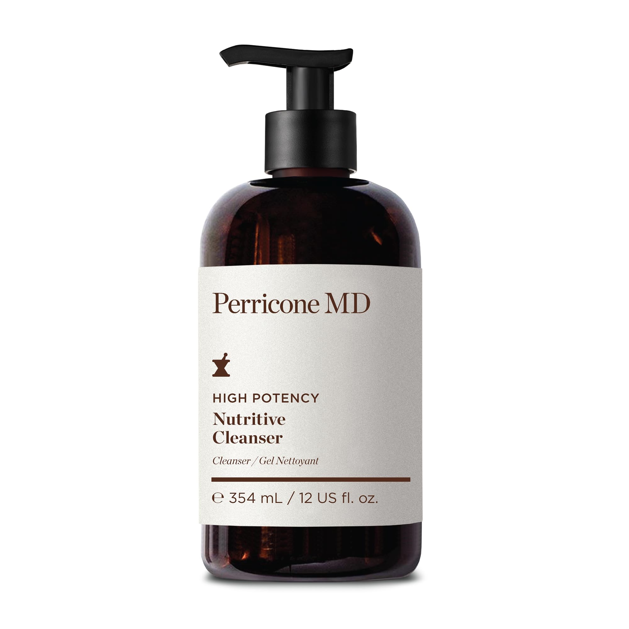Perricone MD High Potency Classics Nutritive Cleanser - Gentle Gel Face Wash with ALA, AHAs, & Copper Complex - Soften, Hydrate, & Condition Normal to Dry Skin for a Refreshed Look and Feel - 12 fl oz