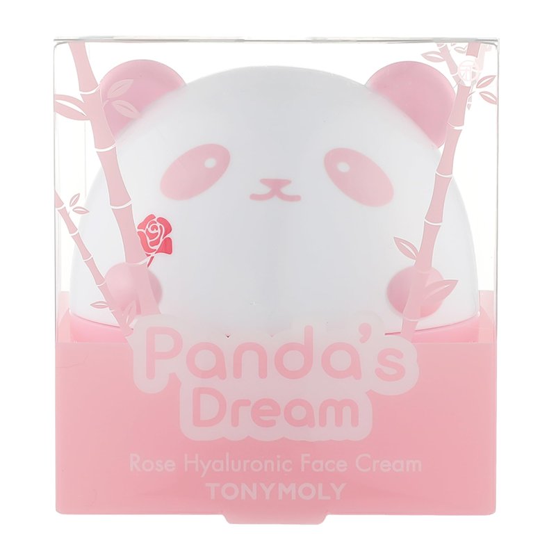 TONYMOLY Panda’s Dream Rose Hyaluronic Face Cream – Hydrating Moisturizer for All Skin Types – Calms, Soothes & Softens Skin – Korean Skincare, 5 oz