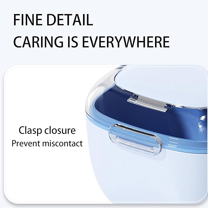 Denture Bath Case - Double Layer Retainer Container for Denture Cleaning Cup | Portable Mouth Guard Case for Dentures Jewelry Small Items, Travel Friendly Storage with Secure Lid, Easy to Carry