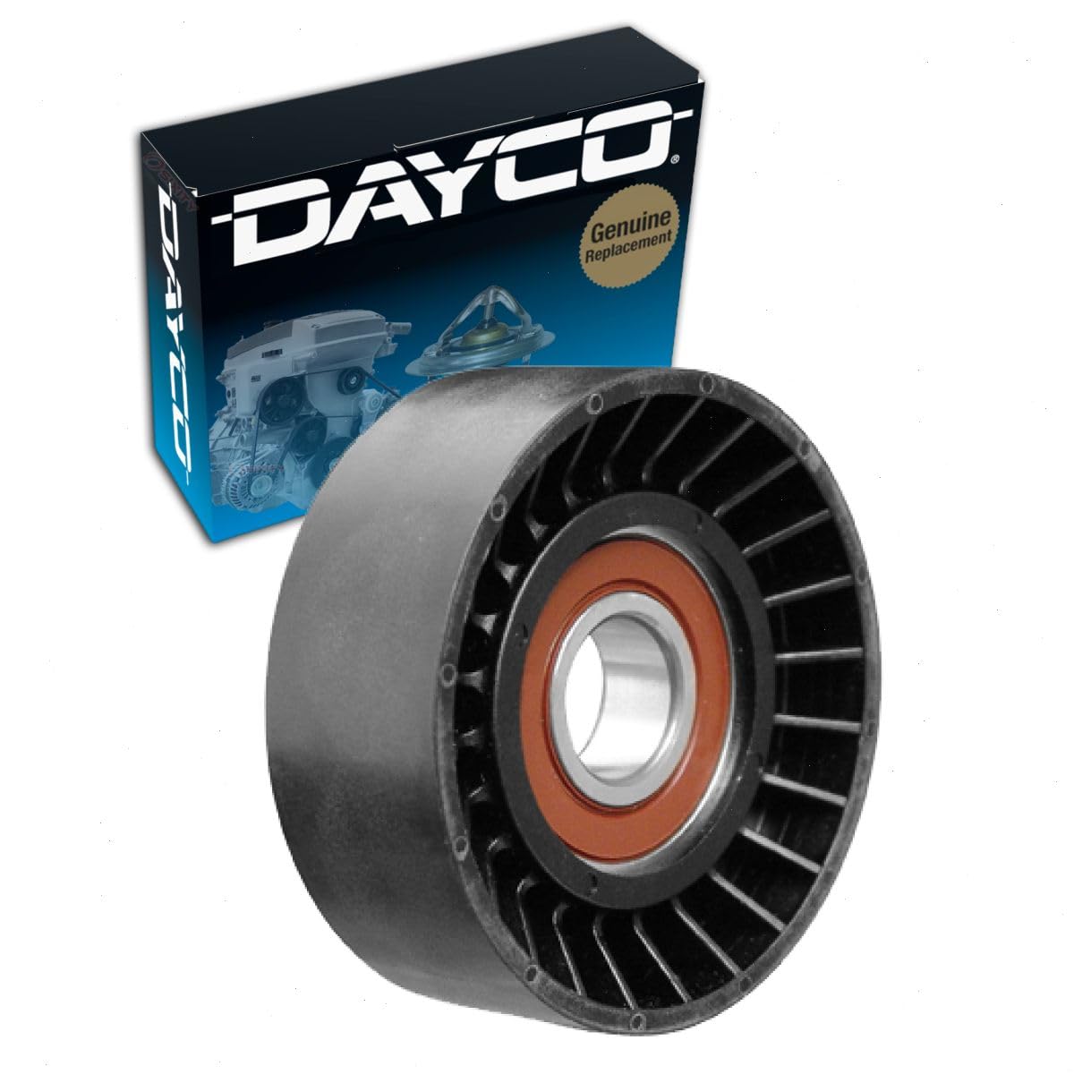 Dayco Drive Belt Tensioner Pulley compatible with Ford F-150 3.7L 5.0L V6 V8 2011-2018