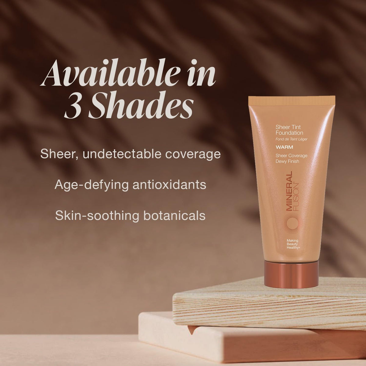 Mineral Fusion Sheer Tint Foundation, Olive, 1.8 Oz