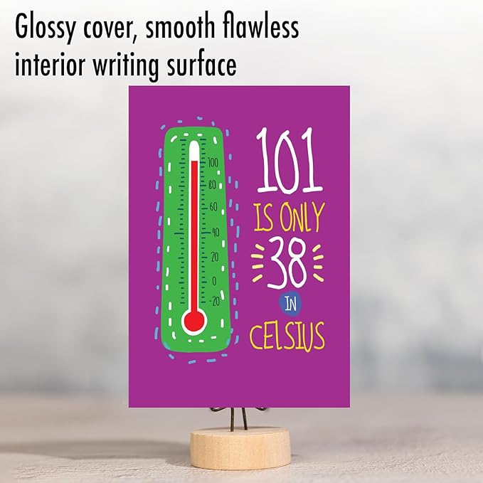 NobleWorks - Milestone Birthday Greeting Card with Envelope (4.63 x 6.75 Inch) - 101 In Celsius C2759MBG