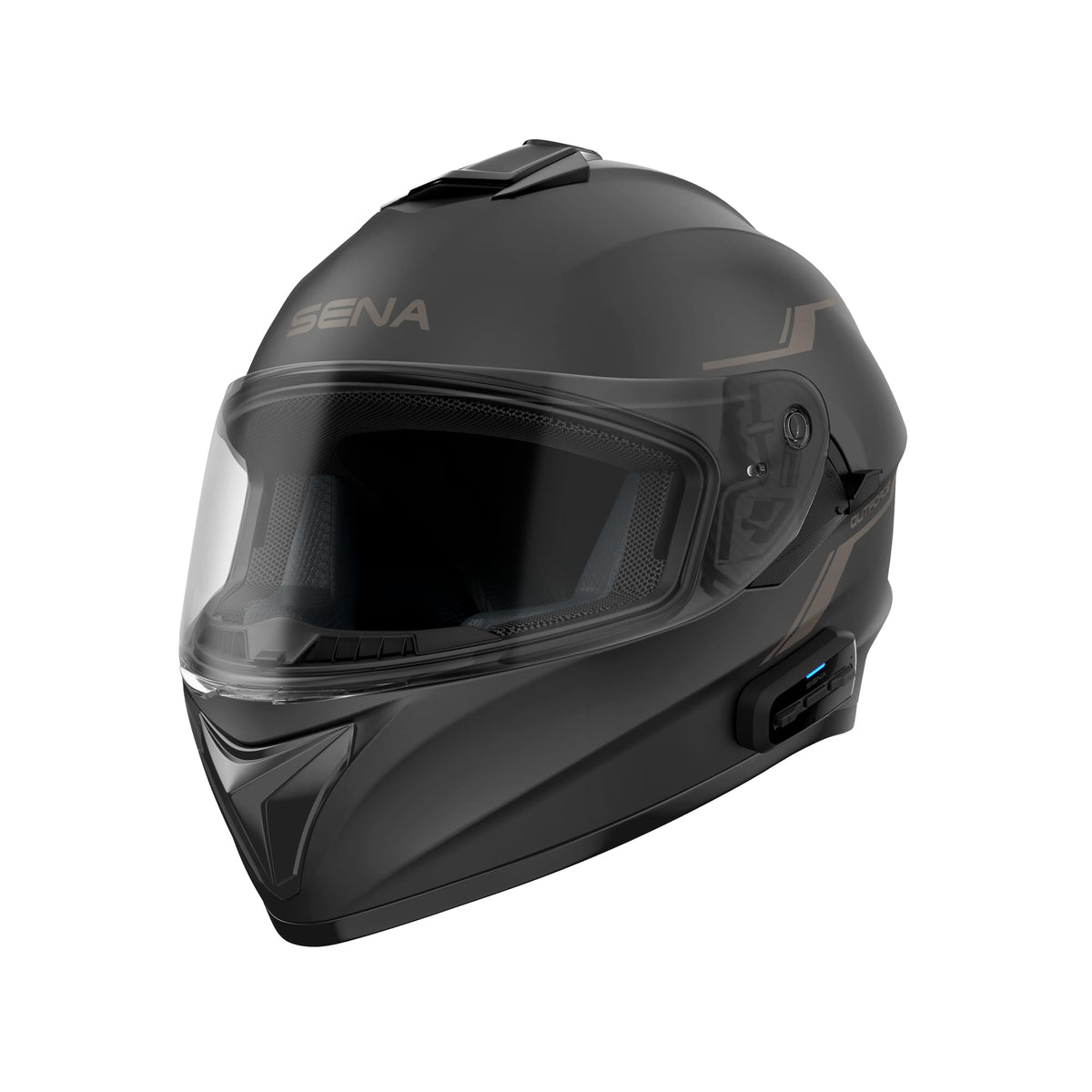 Sena OutForce Smart Helmet Full Face (Matt Black, Small) (OUTFORCE-MB00S)- SP85