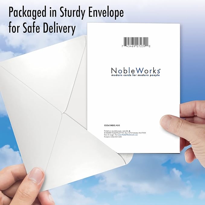 NobleWorks - 101th Milestone Birthday Greeting Card with 5 x 7 Inch Envelope (1 Card) Floral Age 101 C8267MBG