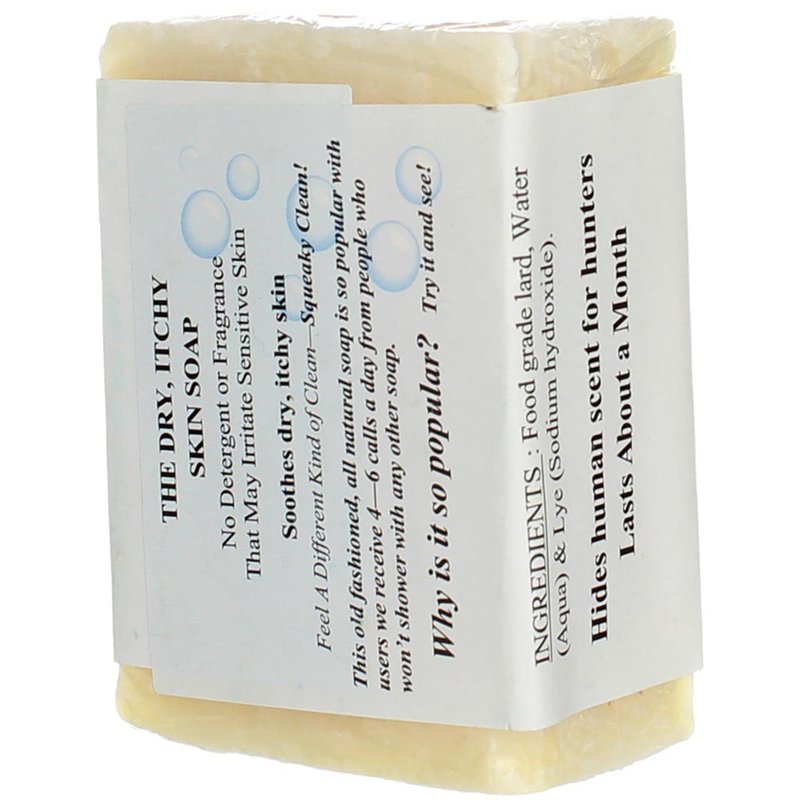 Grandma's Pure Lye Soap Bar - 6.0 oz Unscented Face & Body Wash Cleans with No Detergens, Dyes & Fragrances - 60018, pack-of-6