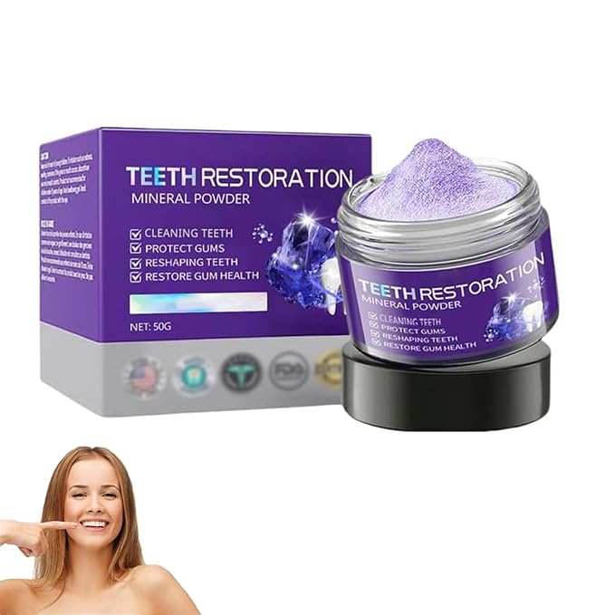 Teeth Restoration Mineral Powder, Mineral Tooth Powder,Professional Oral Care,Protect Teeth and Gums and Solve Oral Problems (1)