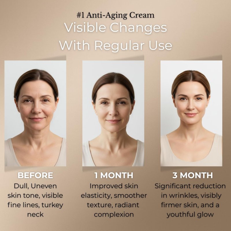 Epiphany Pharma Collagen & Retinol Anti-Aging Face Cream - 24-Hour Hydration & Renewal - Anti Wrinkle Cream for Women & Men - Niacinamide, Hyaluronic Acid, Vitamin C & E - All Skin Types, 1.7 FL Oz