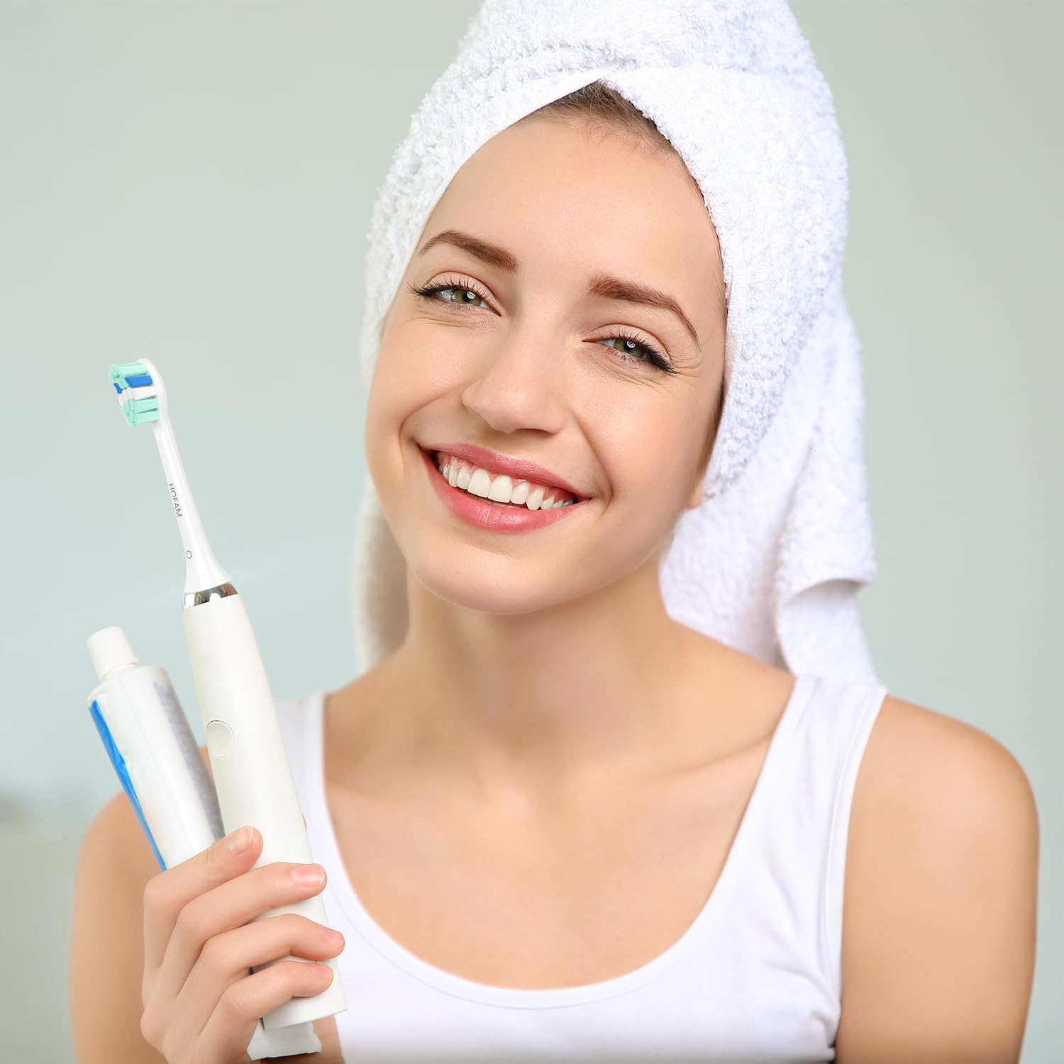 HOFAM Replacement Toothbrush Heads for Philips Sonicare Replacement Heads,Electric Replacement Brush Head Compatible with Phillips Sonicare Electric Toothbrush,for Philips Sonic Care Brush,10 Pcs