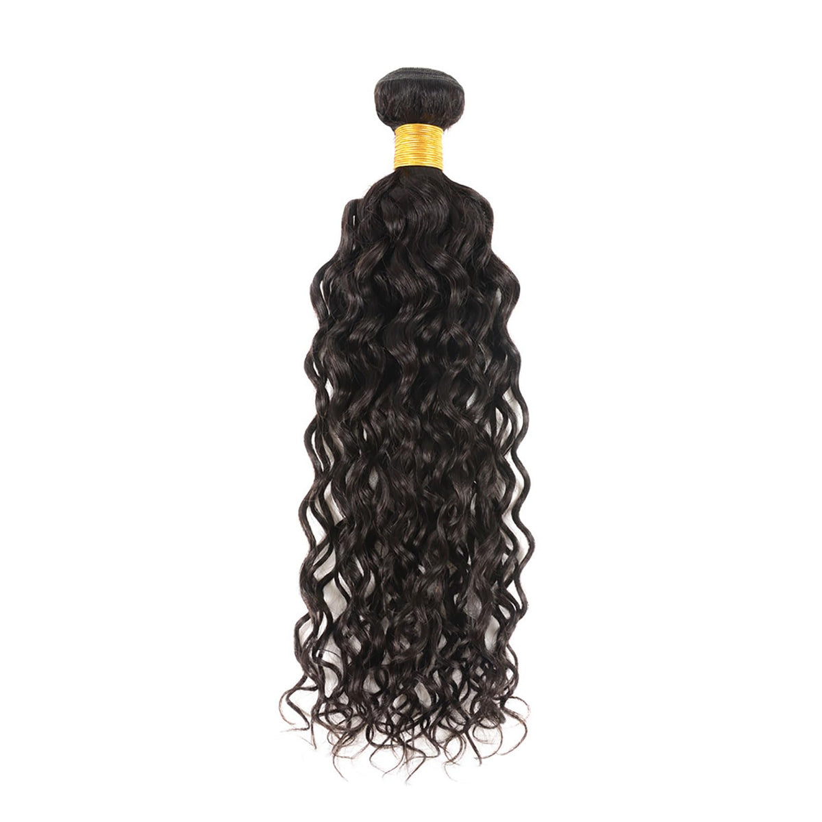 10A Brazilian Water Wave Human Hair Bundles, 100% Unprocessed Virgin Hair Extensions, 20 Inch Wet and Wavy Natural Color for Women, 1 Bundle