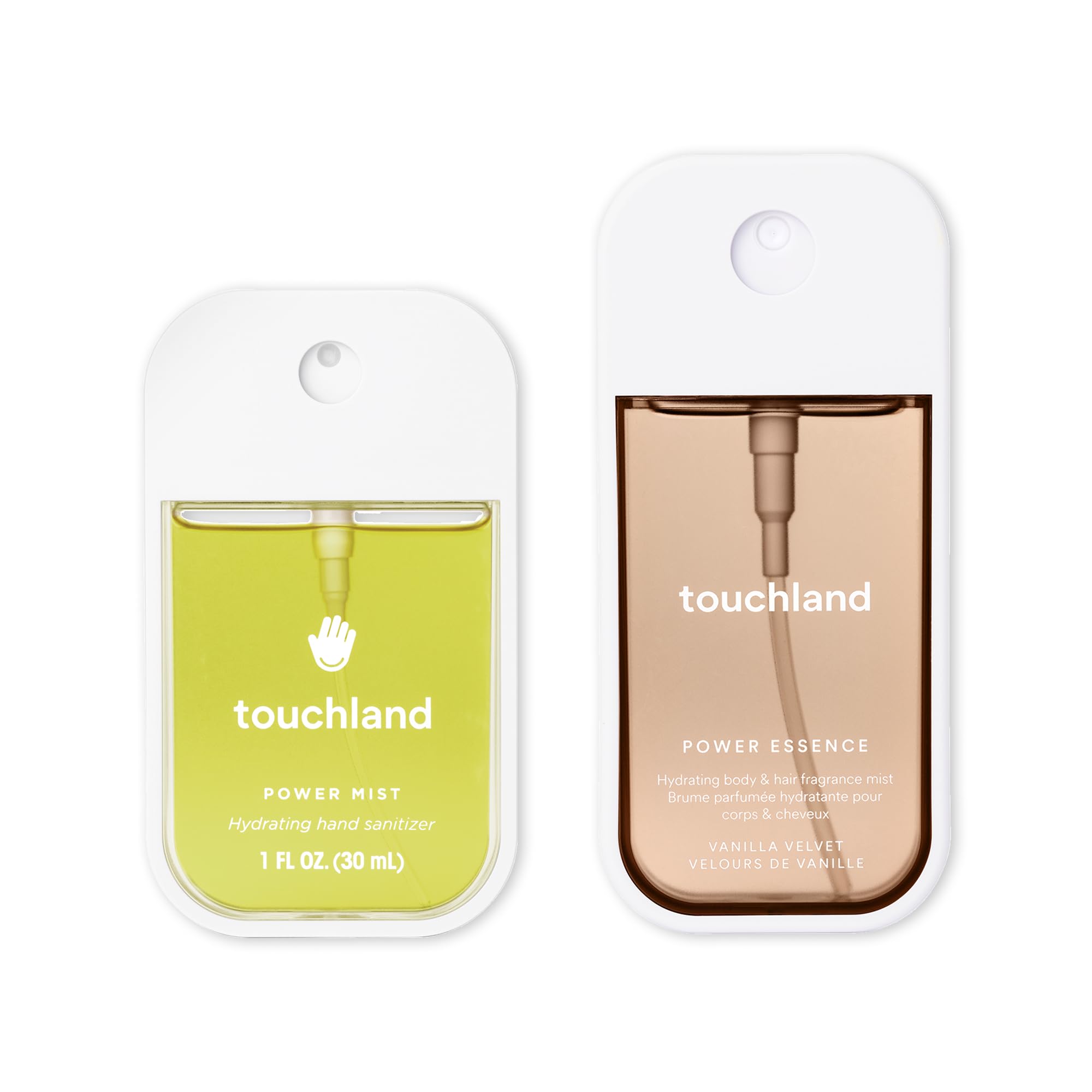 Touchland Vanilla Indulgence Hand Sanitizer & Body Mist Set Travel Size