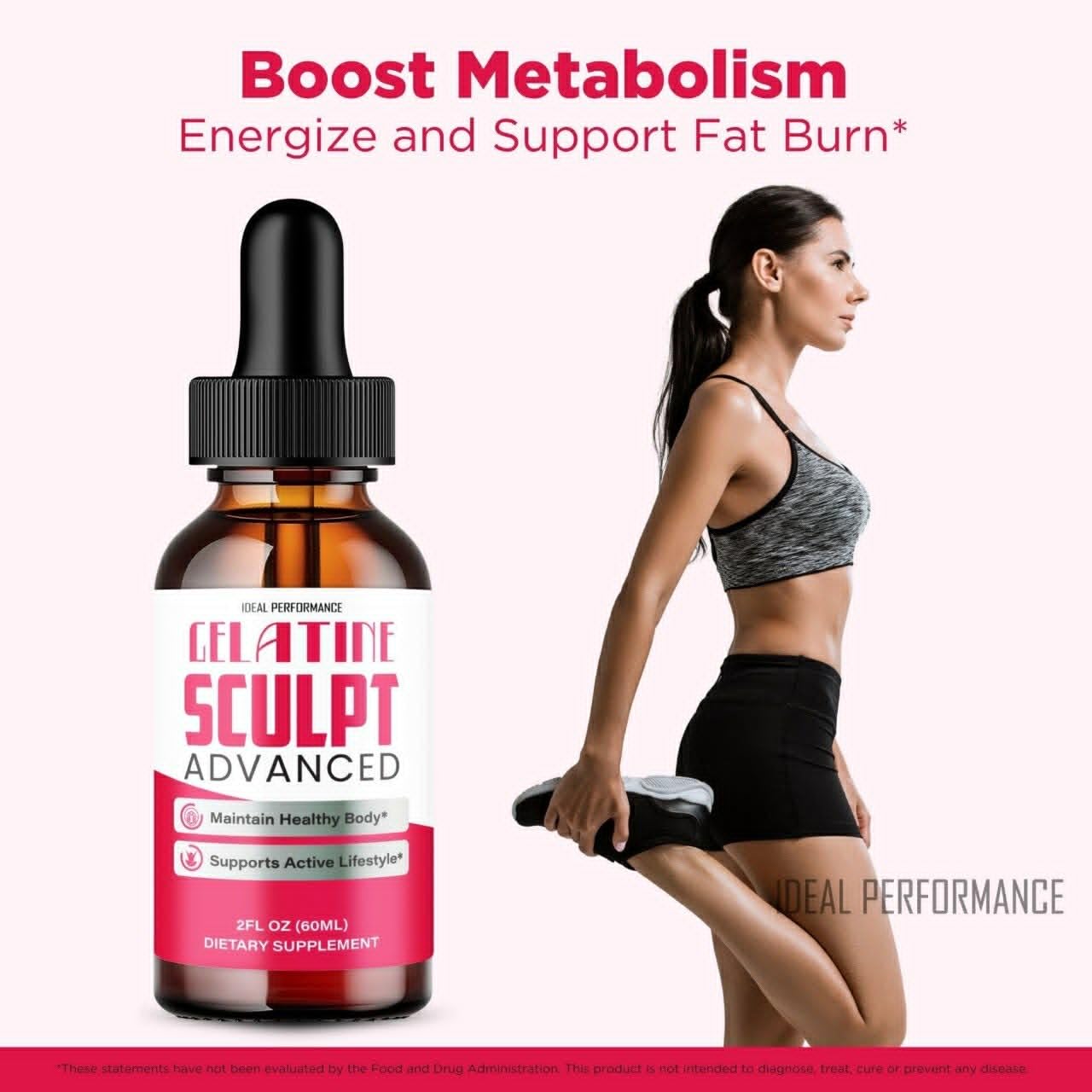 Gelatine Sculpt Drops, Official Gelatine Sculpt Supplement Dropper, All Natural Keto Liquid Droppers, Advanced Formula Sustain Active Lifestyle & Fitness Goals, GelatineSculpt Reviews (3 Pack)