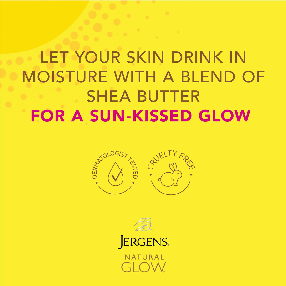 Jergens Natural Glow In Shower Lotion, Self Tanner for Fair to Medium Skin Tone, Sunless Tanning Wet Skin Lotion for Gradual, Flawless Color, 7.5 Ounce (Packaging May Vary)