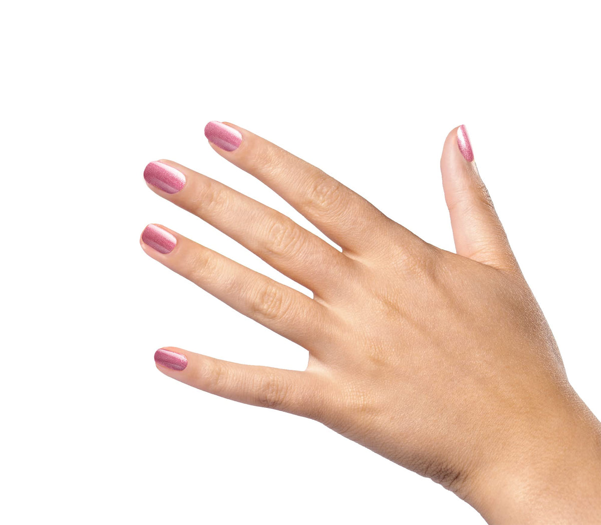 duri Nail Polish, 768 Shimmer Reef, Rouge Pink Metallic Shimmer, Full Coverage, Shiny Finish, Fast Drying, Lasting, 0.45 Fl Oz