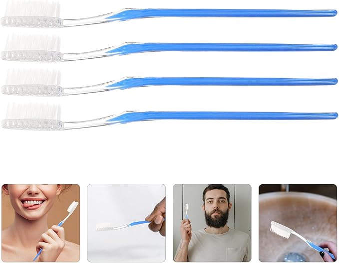 Gogogmee 50Pcs Disposable Toothbrushes Soft Bristles Travel Size Portable Oral Cleaning Brushes for Camping Hotel Use On-The-Go Personal Care