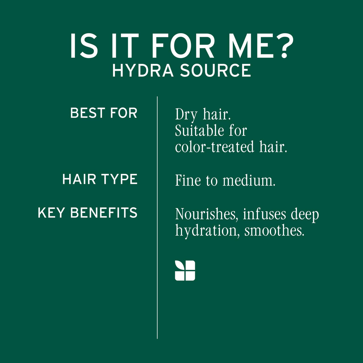 Biolage Hydra Source Detangling Solution - Conditions, Instantly Detangles & Controls Static, For Dry Hair, With Micro-Filtered Aloe Vera & Fermented Hyaluronic Acid, 13.5 Fl Oz, Packaging may vary