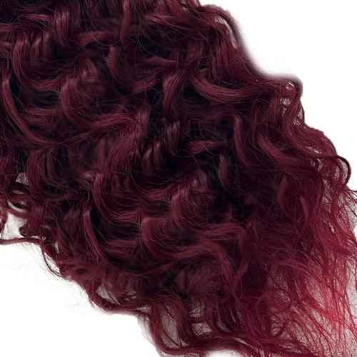 99J Human Hair Bundles Burgundy Water Wave Bundle Red Human Hair Bundle 18 18 18 inch Burgundy Water Wave 3 Bundles