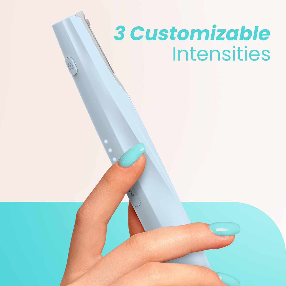Sonic Dermaplaning Tool for Face - Rechargeable Dermaplane Razor with 6 Refill Dermablades, Facial Hair & Peach Fuzz Remover for Women (Blue)