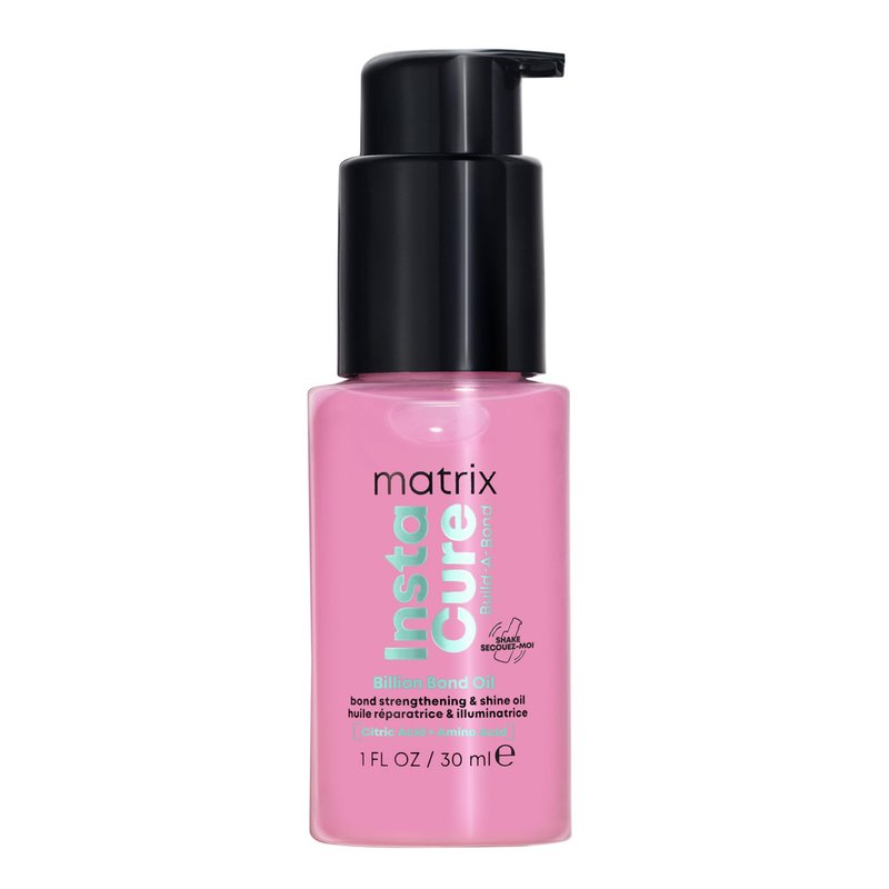 Matrix Instacure Build-A-Bond Billion Bond Oil, Professional Hair Repair for Mega Damaged Hair, 30ml