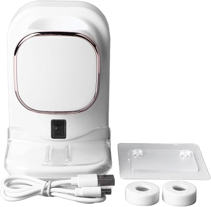 Electric Toothpaste Dispenser, Responsive Electric Toothpaste Squeezer Wall Mount with Sensor for Kids for Bathroom (White)