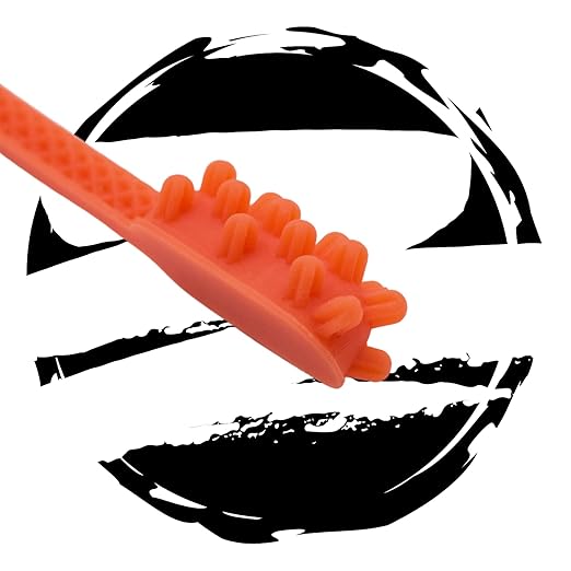 V3 (Denture Adhesive Removing Toothbrush) (Red)