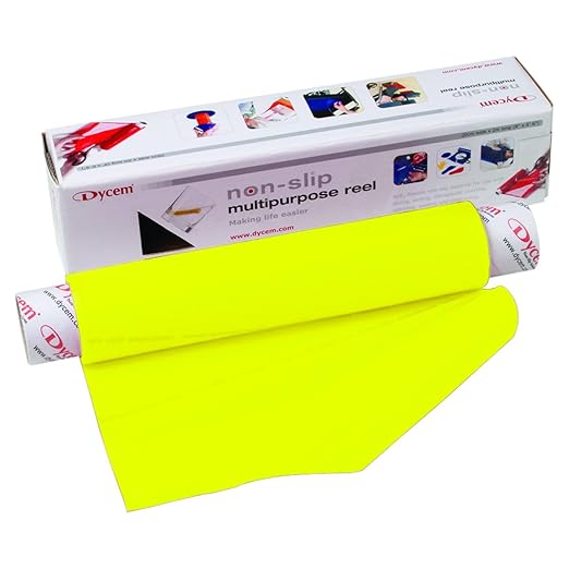 Dycem 50-1506Y Non-Slip Material Roll, Yellow, 16" X 6.5 ft