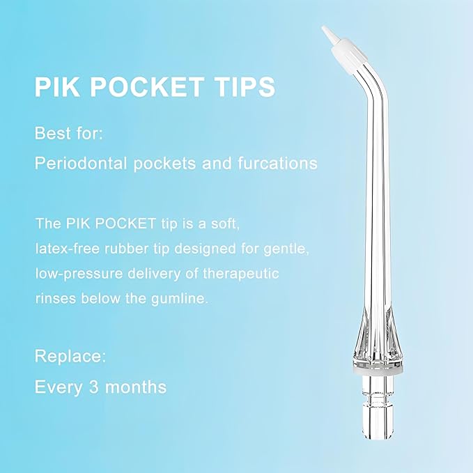 Replacement Heads Tips for Onlyone Water Flosser, Only Compatible Onlyone FC5090 Water Flosser Replacement Tips Oral Irrigator Jet Tip(5 Pocket Tips)