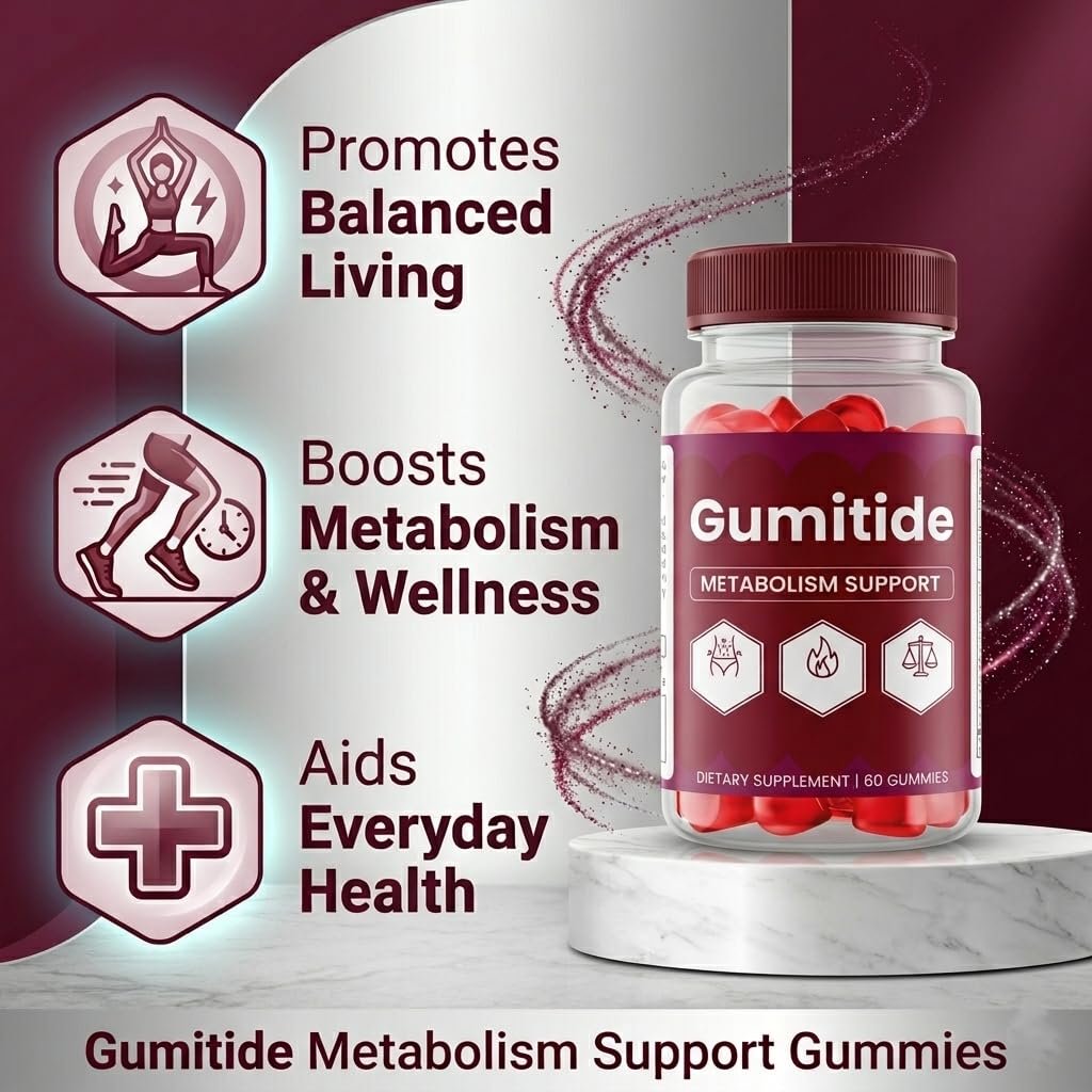 (2 Pack) Gumitide Gummies, Official Gumitide Supplement Gummys with Premium Ingredients, Advanced Formula Support for Overall Health & Wellness Reviews (120 Gummies)