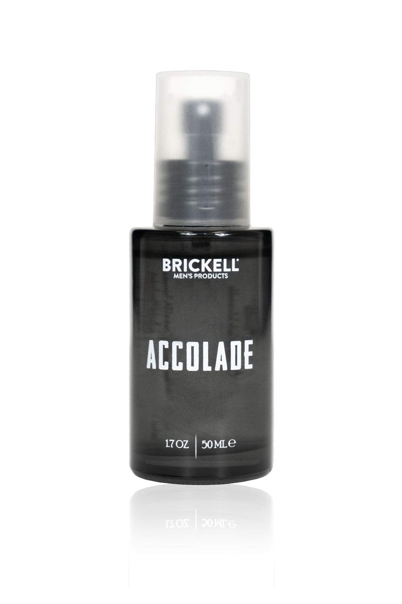 Brickell Men's Accolade Cologne for Men, Italian Bergamot, Cedarwood, Sandalwood, Lemon, and Guaiac Wood Scent, 1.7 Ounces