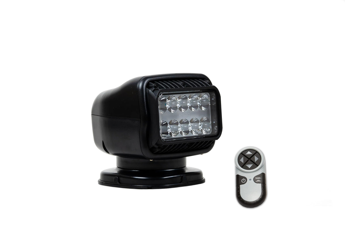 Golight GT Series | 20518GT LED Hybrid, Permanent Mount, Wireless Handheld Remote, Black