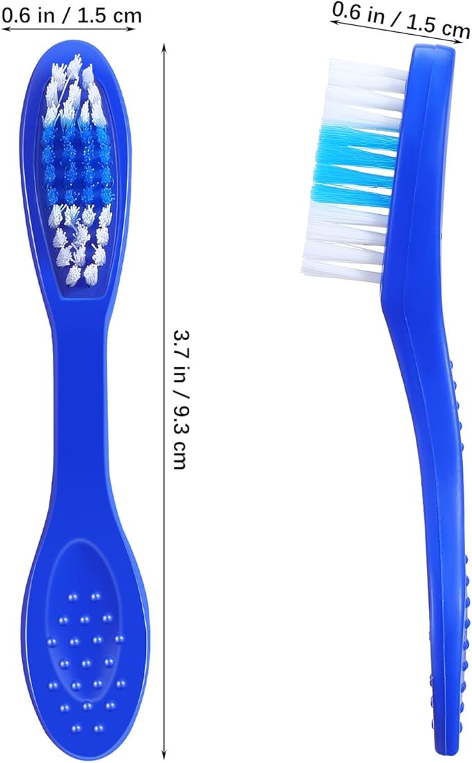 Healvian Mini Soft Bristle Toothbrushes 10pcs, Portable Small Manual Toothbrushes with Short Handle for Prison Use and Oral Cleaning, Travel-Friendly Compact Size 9Cm