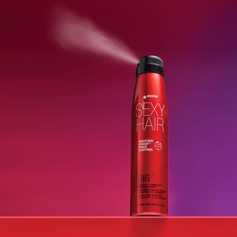 SexyHair Big Weather Proof Frizz Control Finishing Spray, 5 oz | Lightweight | Up to 72 Hour Humidity & Flyaways Resistance | Flexible & Adjustable Hold