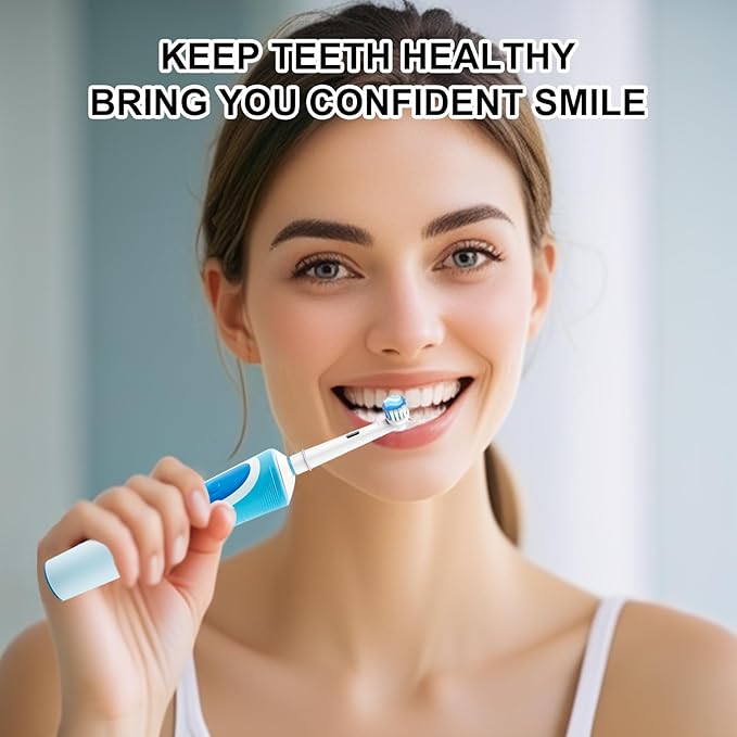 SetSail Toothbrush Heads for Oral B, 8 Pack Professional Electric Toothbrush Replacement Heads Medium Soft Dupont Bristles Replacement Toothbrush Heads Precision Clean Brush Heads Refills
