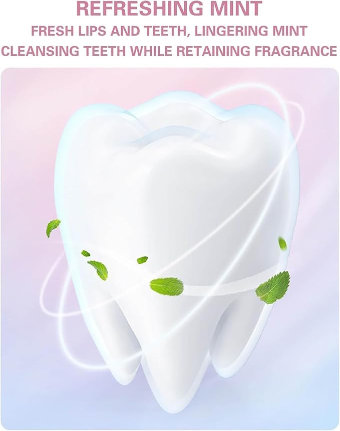 2Pcs Acssart Radiant Whitening Toothpaste,Niacinamide Whitening Toothpastes, Fresh Breath Stain Removal