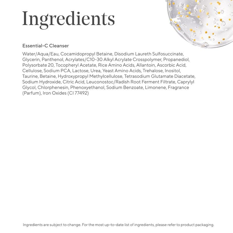 Murad Essential-C Facial Cleanser - Foaming Gel Face Wash- Vitamin C & Antioxidant Rich Treatment Backed by Science, 16.9 Fl Oz