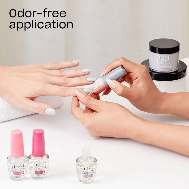 OPI Powder Perfection Clear Color Set | Color Setting Nail Dipping Powder | 1.5 oz