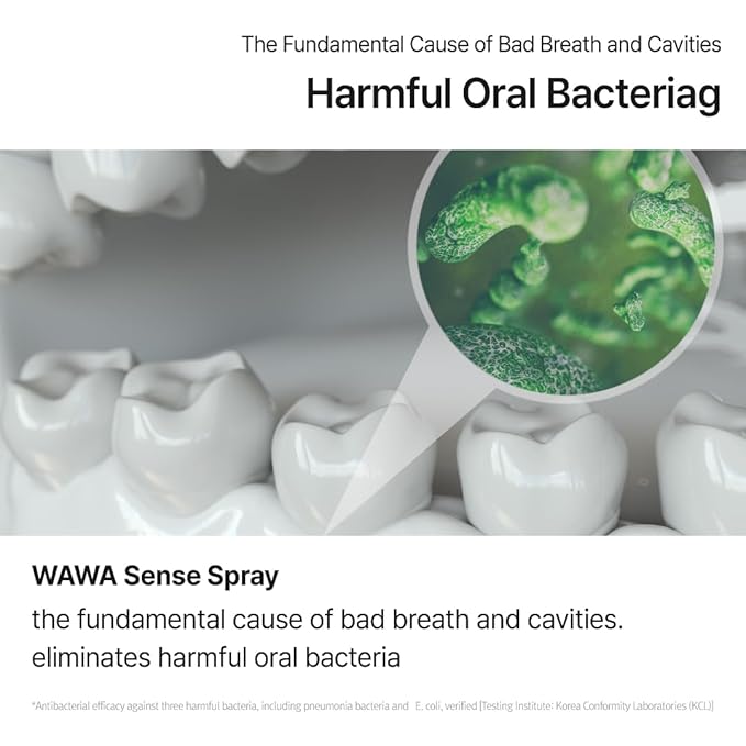 ROROBELL Wawa Sense Spray Oral Care Mouth Freshener Fights Bad breath ((1/3 Fl Oz (Pack of 3)))