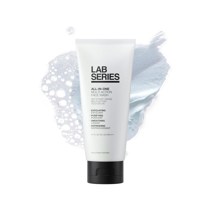 Lab Series Men's All-In-One Multi-Action Face Wash - Face Scrub - Cleanse and Purify Skin - Skin Care for Men, 6.7 Fl Oz