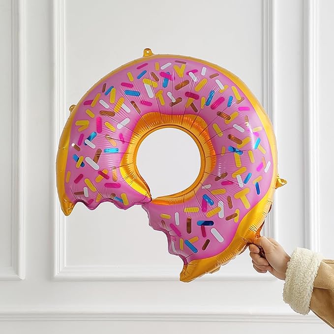Pastel Donut Balloon Garland Kit,151Pcs Pink Purple Yellow Blue Candy Donut Balloons for Two Sweet One Summer Sprinkle Birthday Party Decorations