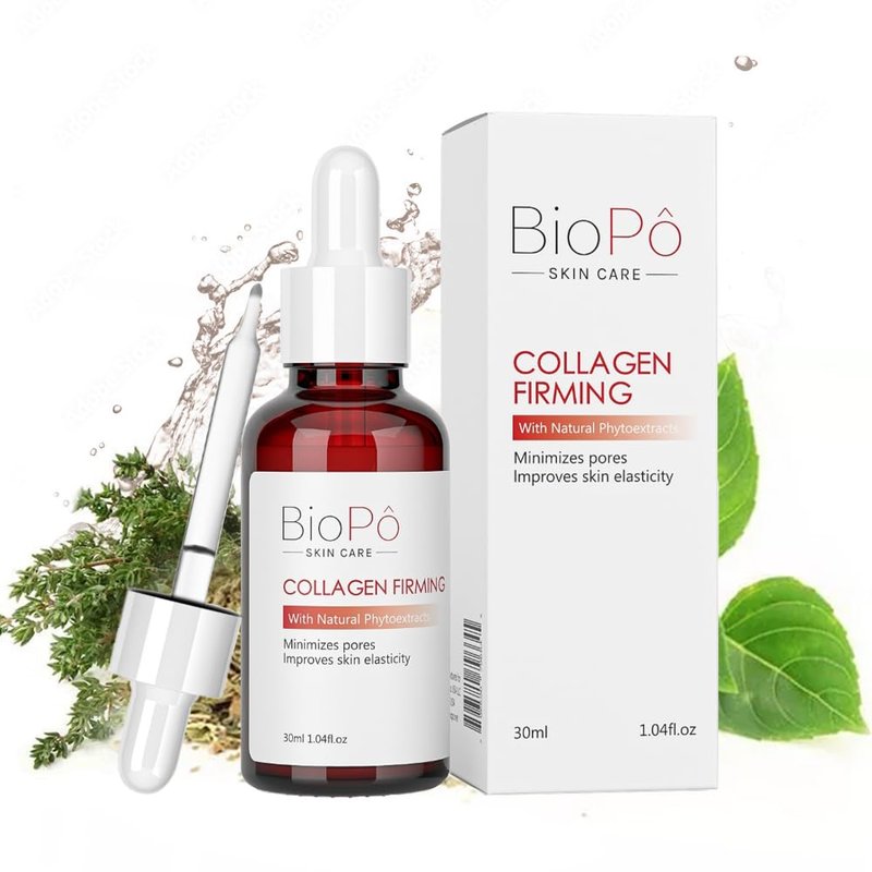 Collagen Firming Serum 30 ml - Improves Skin Elasticity, Minimizes Pores, Regenerates Natural Collagen, Renewal, Tightens & Revitalizes Loose, Dull Skin - Made in USA