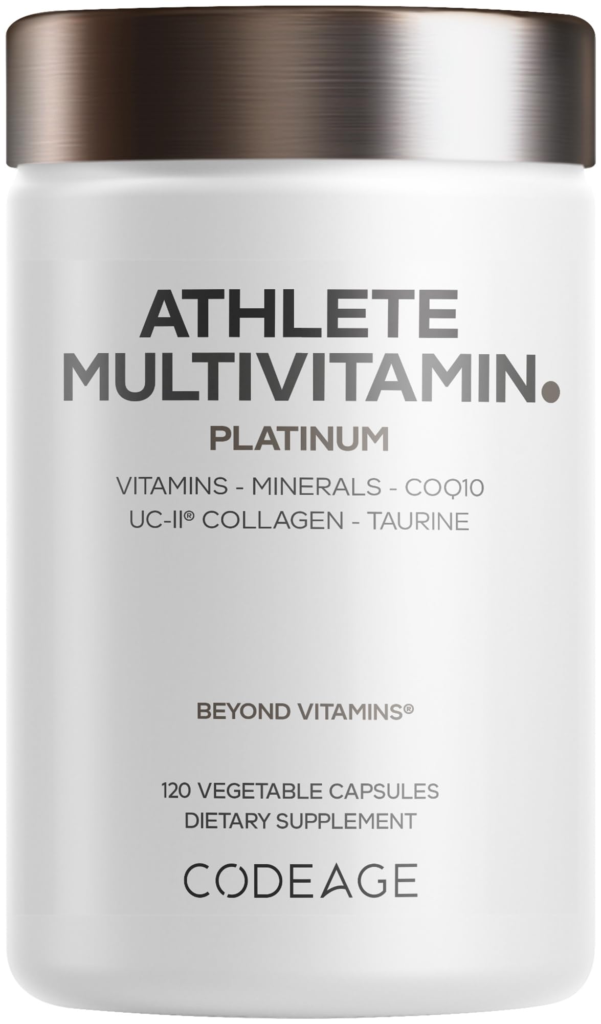 Codeage Athlete Multivitamin, Creatine, Electrolytes, CoQ10, 120 Capsules