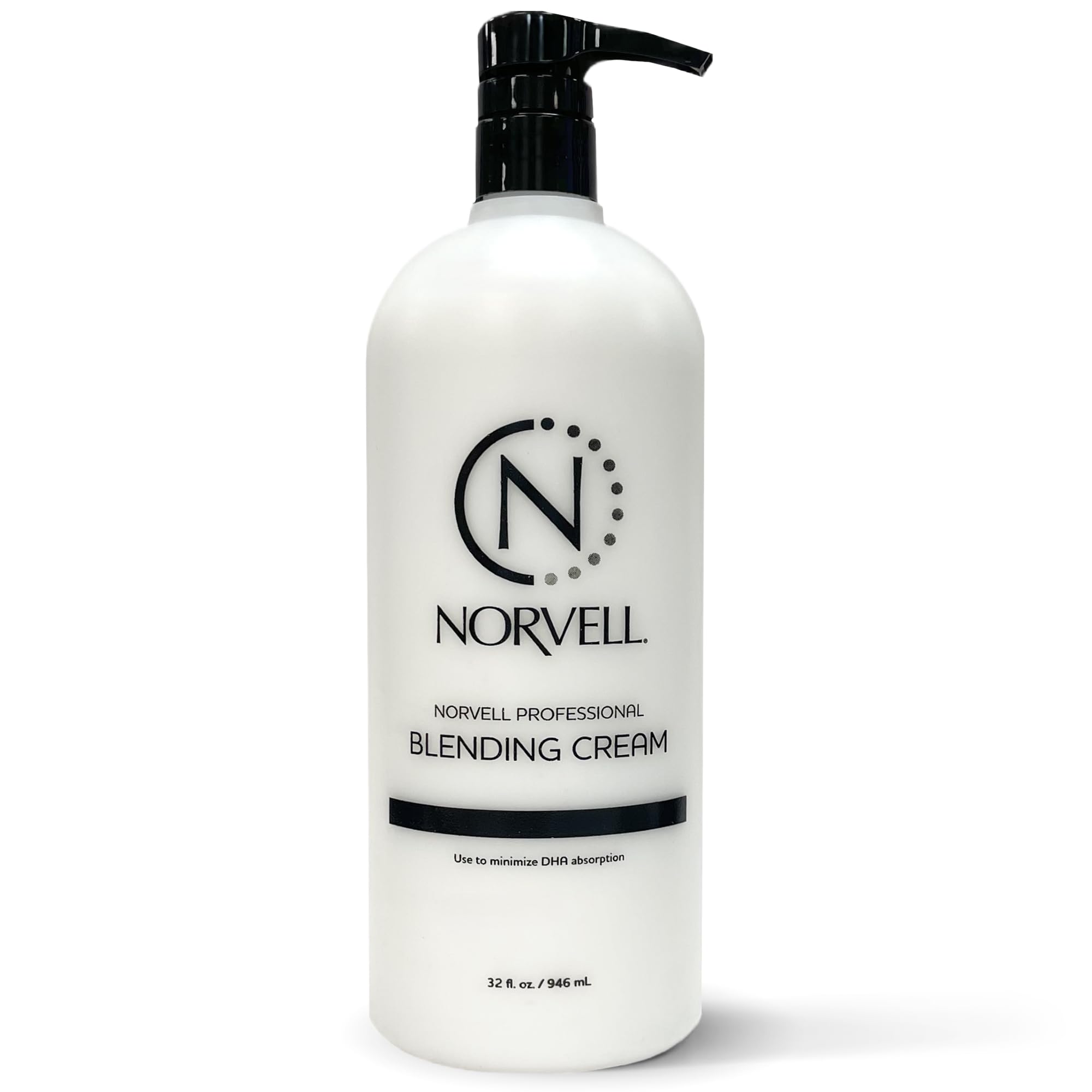 Norvell Pro Blending DHA Barrier Cream 32 fl oz – Professional Pre Tan Skin Protectant for Spray Tanning, Prevents Over Absorption, Ensures Even, Natural Looking Color