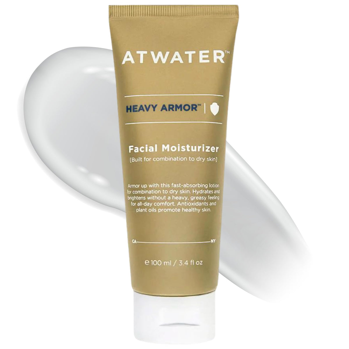 ATWATER Men's Intensive Face Moisturizer for Dry Skin, 3.4 oz