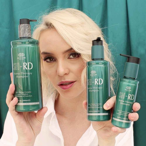 Nutra-Therapy Shampoo & Conditioner (250ml Each) + Shine Serum (80ml) - Repair & Restore Dry, Damaged Hair