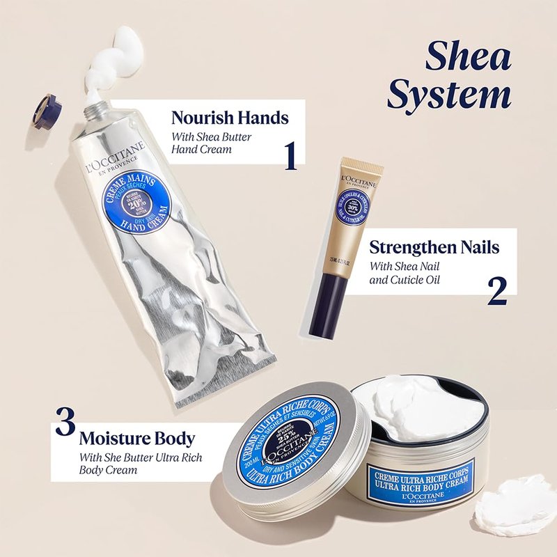 L'OCCITANE Fast-Absorbing 20% Shea Butter Hand Cream 5.20 fl oz