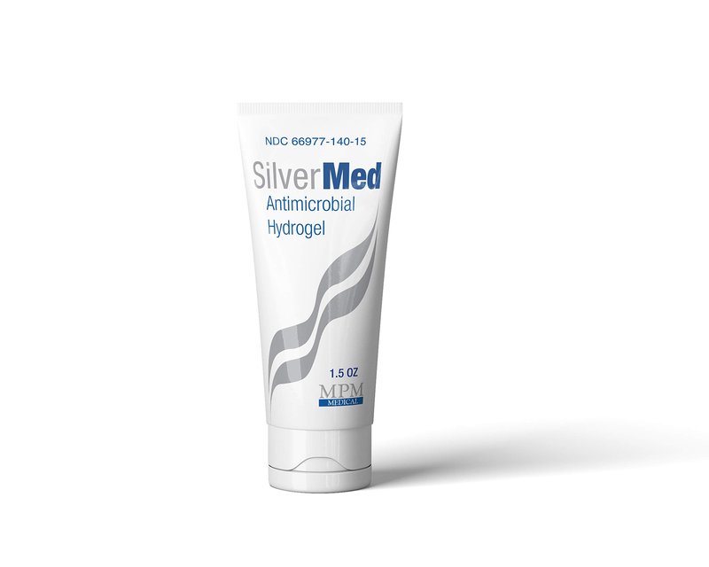 MPM Medical SilverMed Silver Antimicrobial Wound Gel, Sulfa-Free Clear Hydrogel Wound Gel with Silver Ions for Cuts, Scrapes, Burns, Abrasions, Skin Tears & Minor Skin Irritations, 1.5 oz (ABSM1406)