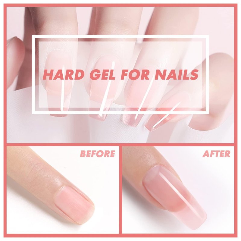 AIJIMEI Gel Builder Hard Gel Builder Gel Nail Gel Builder Gel for Nails Gel Extension Nail Kit for Nails Gel Builder for Nails Builder Gel in a Bottle (SETA)