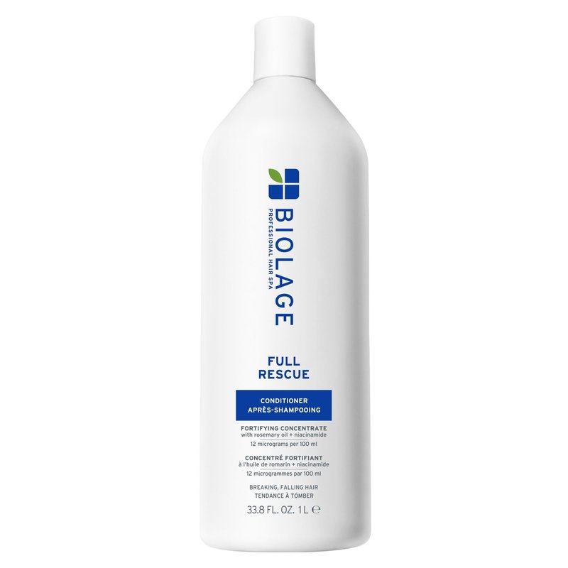 Biolage Full Rescue Conditioner - Fortifies & Densifies Thin Hair, Rosemary Oil & Niacinamide, Vegan & Cruelty-Free, 33.8 Fl Oz