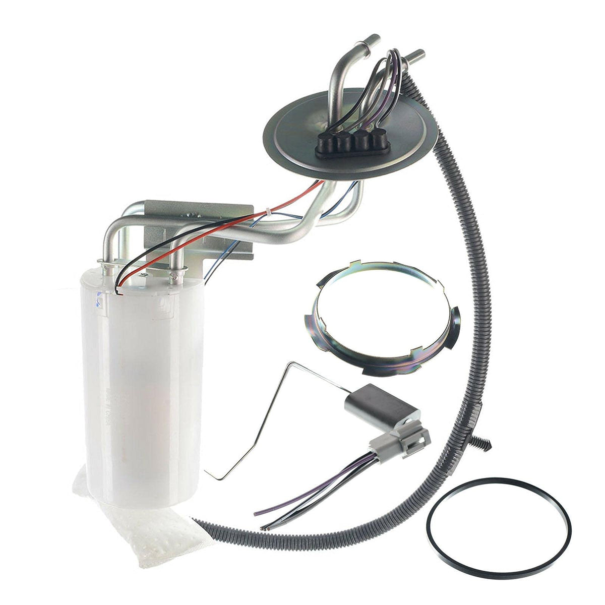 YHTAUTO Electric Fuel Pump with Sending Unit Compatible with Ford F Super Duty F-150 F-250 F-350 1992-1996 7.5L 4.9L 5.0L 5.8L