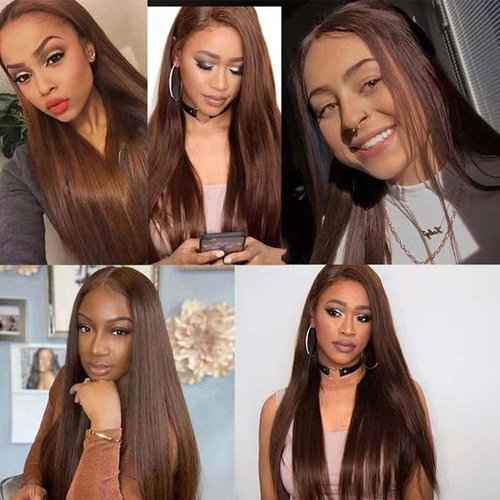 Condescension Human Hair Bundles 18 20 22 Inch Blonde Light Brown Straight Bundles Human Hair Unprocessed Brazilian Virgin Quick Weave Hair for Black Women
